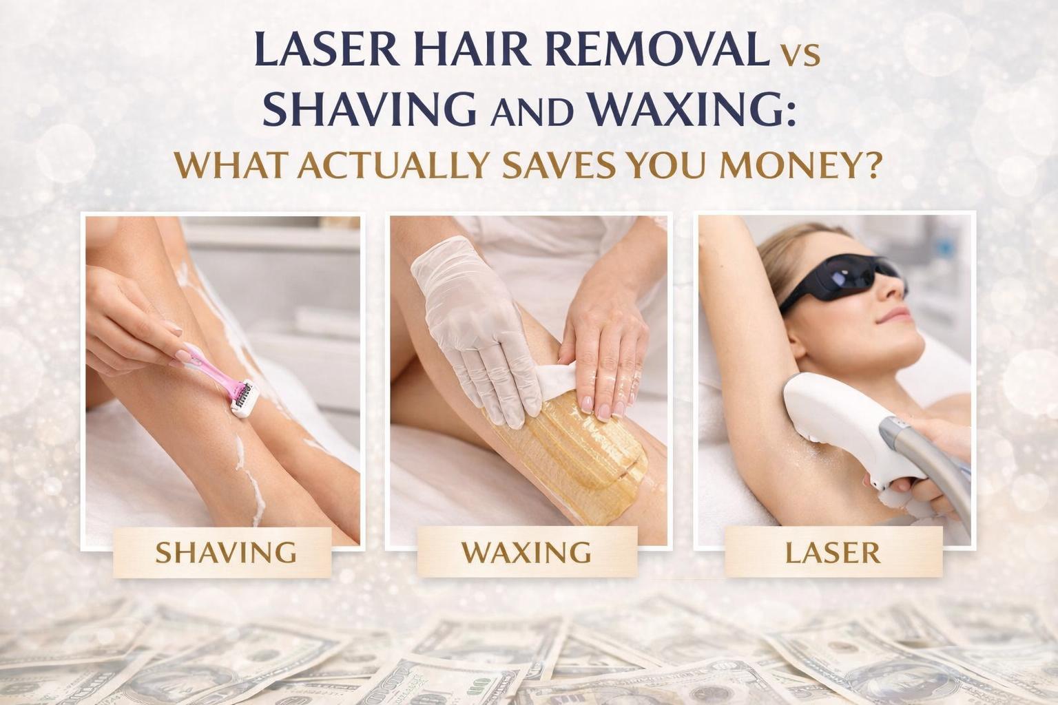 Laser Hair Removal vs Shaving and Waxing: What Actually Saves You Money?